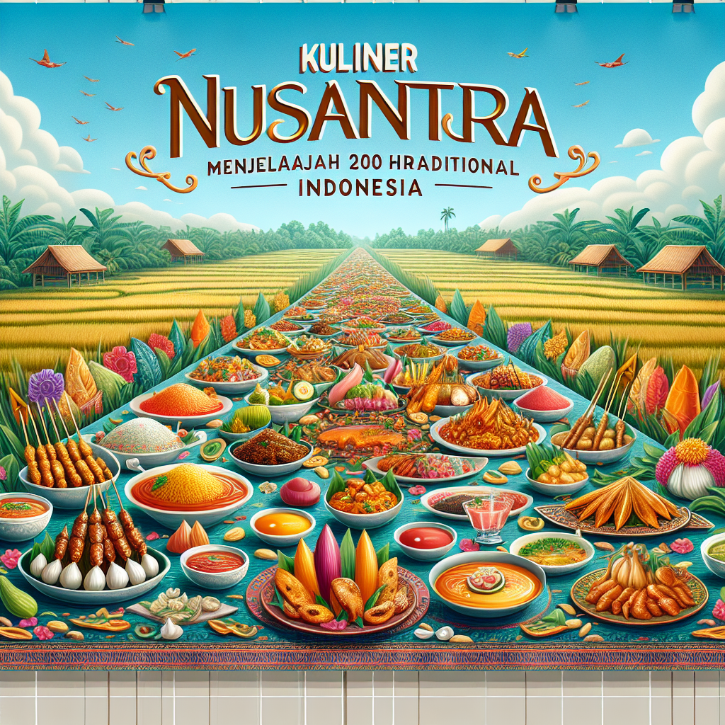 Kuliner Nusantara: Menjelajahi 200 Hidangan Tradisional Indonesia yang
