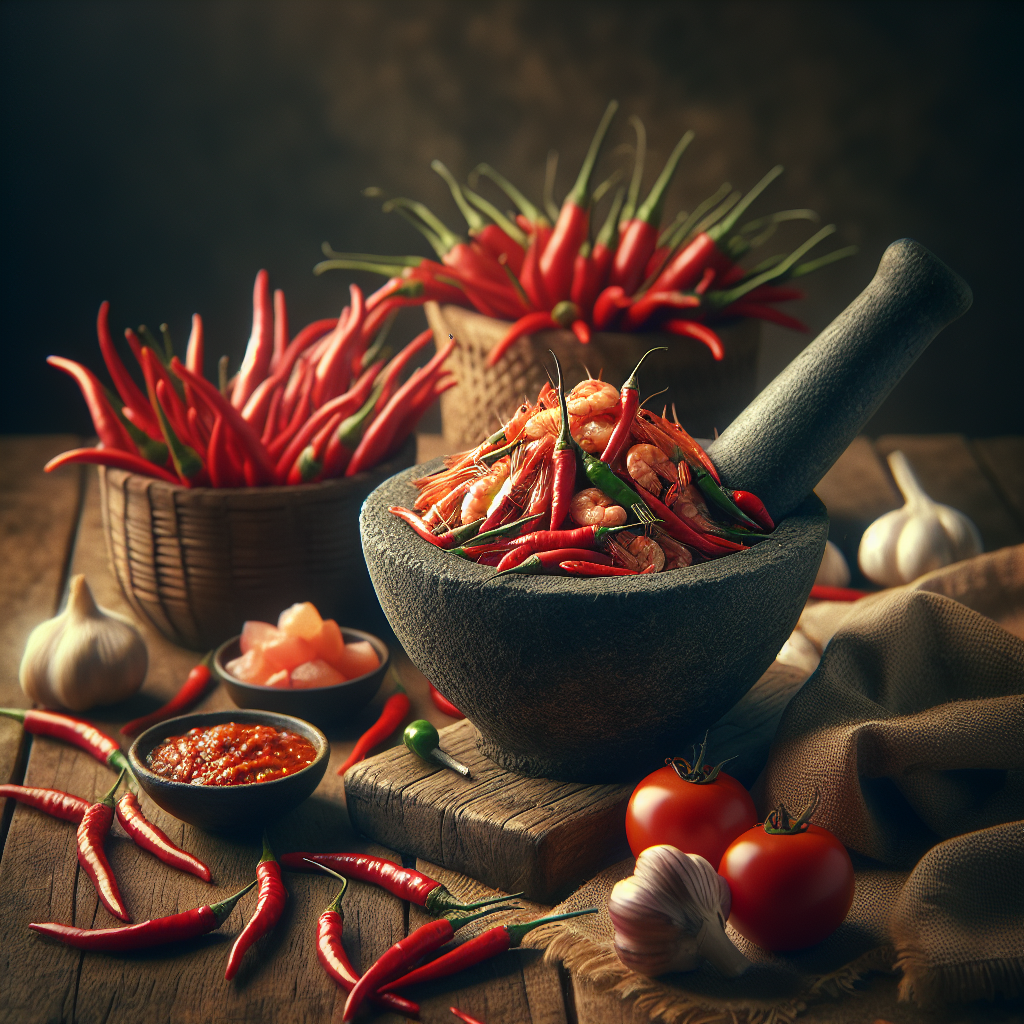 Membuat Sambal Terasi Sensasi Pedas Ala Rumahan