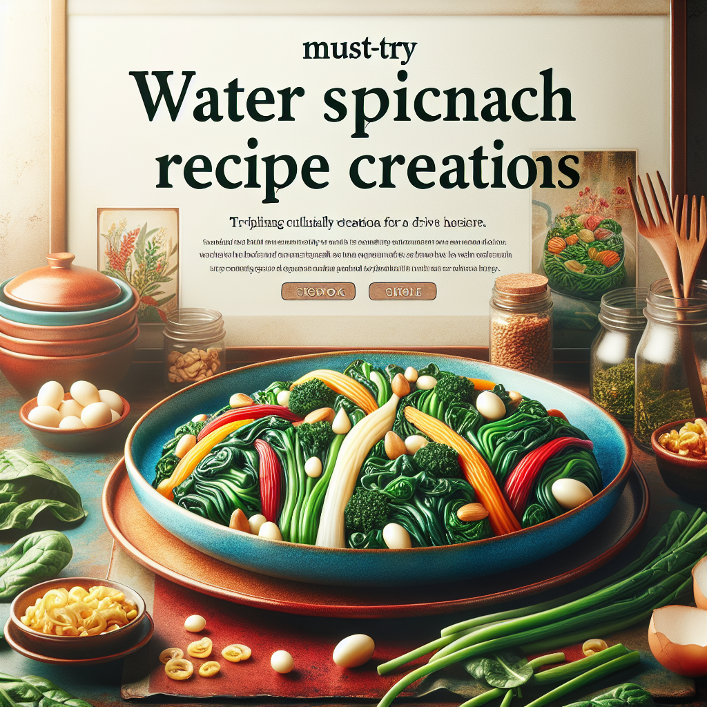 Kreasi Unik Resep Kangkung yang Wajib Dicoba di Rumah